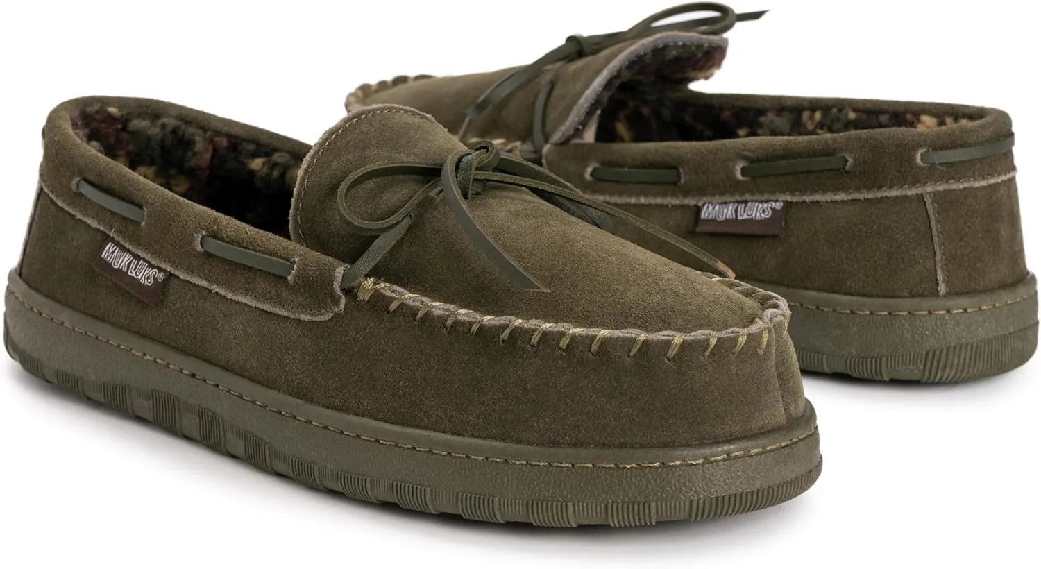 MUK LUKS Men's Paul Slipper, Multi Colors