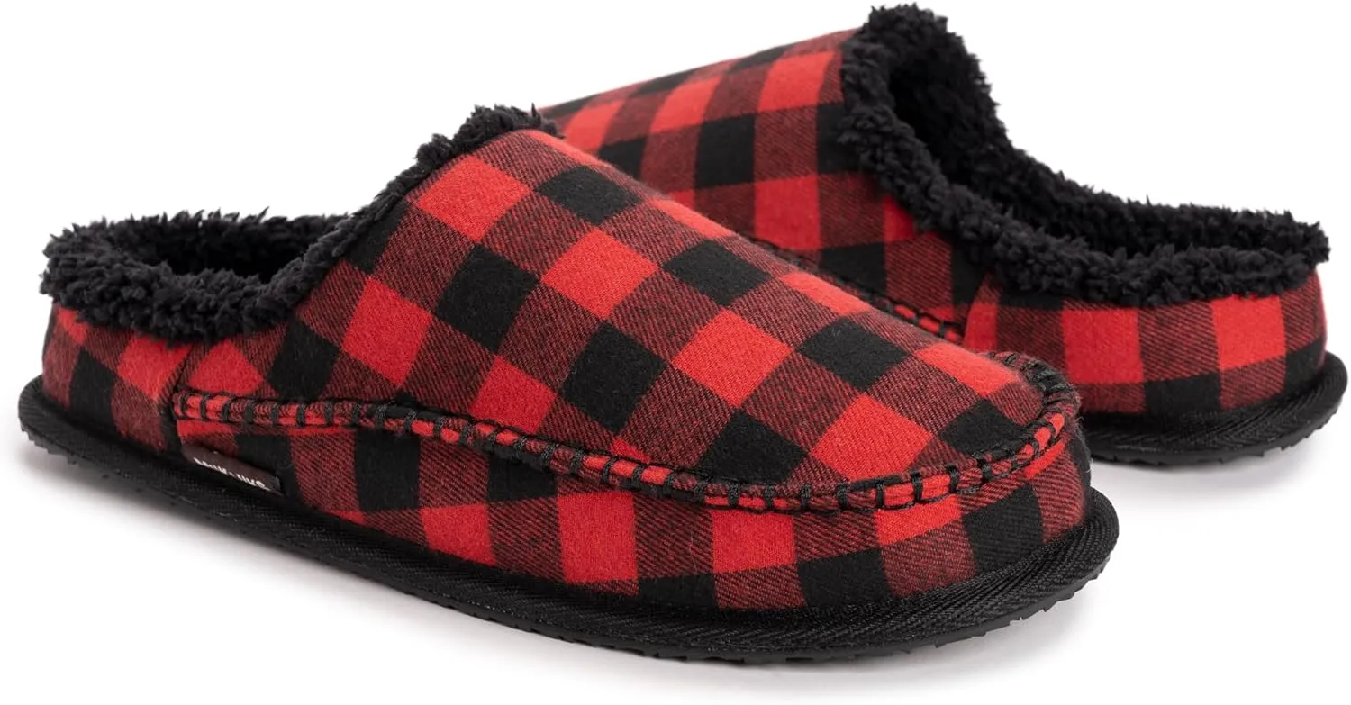 MUK LUKS Men's Pieced Scuff Slipper