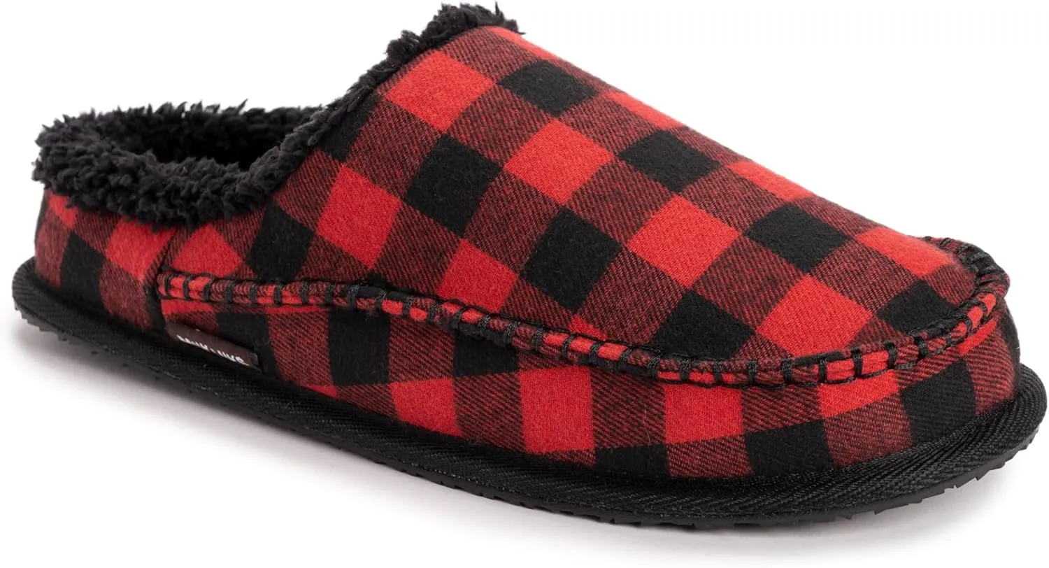 MUK LUKS Men's Pieced Scuff Slipper