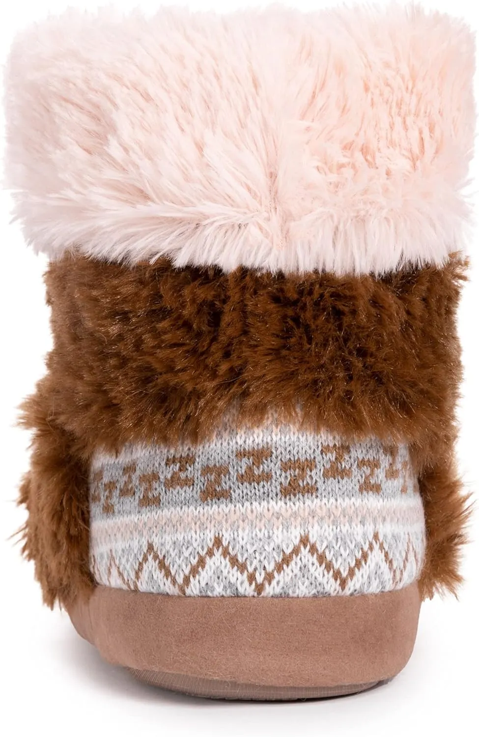 MUK LUKS Unisex-Child Girl's Zoo Friends Slipper Bootie