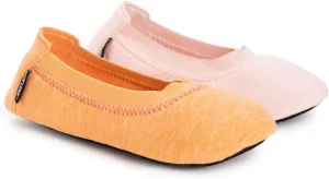 MUK LUKS Women's 2 Pack Travel Ballerina Set Slipper
