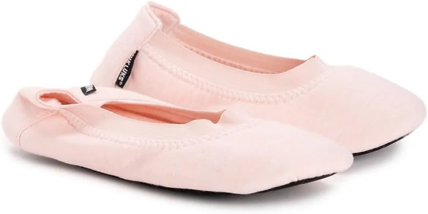 MUK LUKS Women's 2 Pack Travel Ballerina Set Slipper