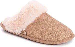 MUK LUKS Women's Angled Sparkle Scuff Slipper