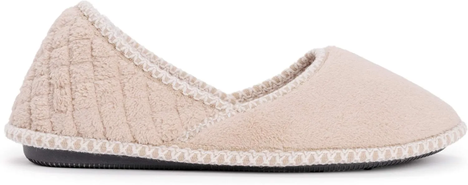 MUK LUKS Women's Beverly Micro Chenille Slipper