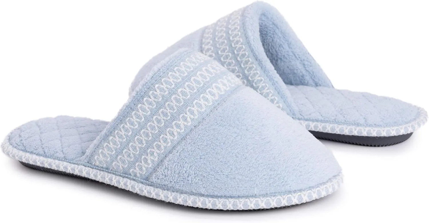 MUK LUKS Women's Cathy Micro Chenille Slipper