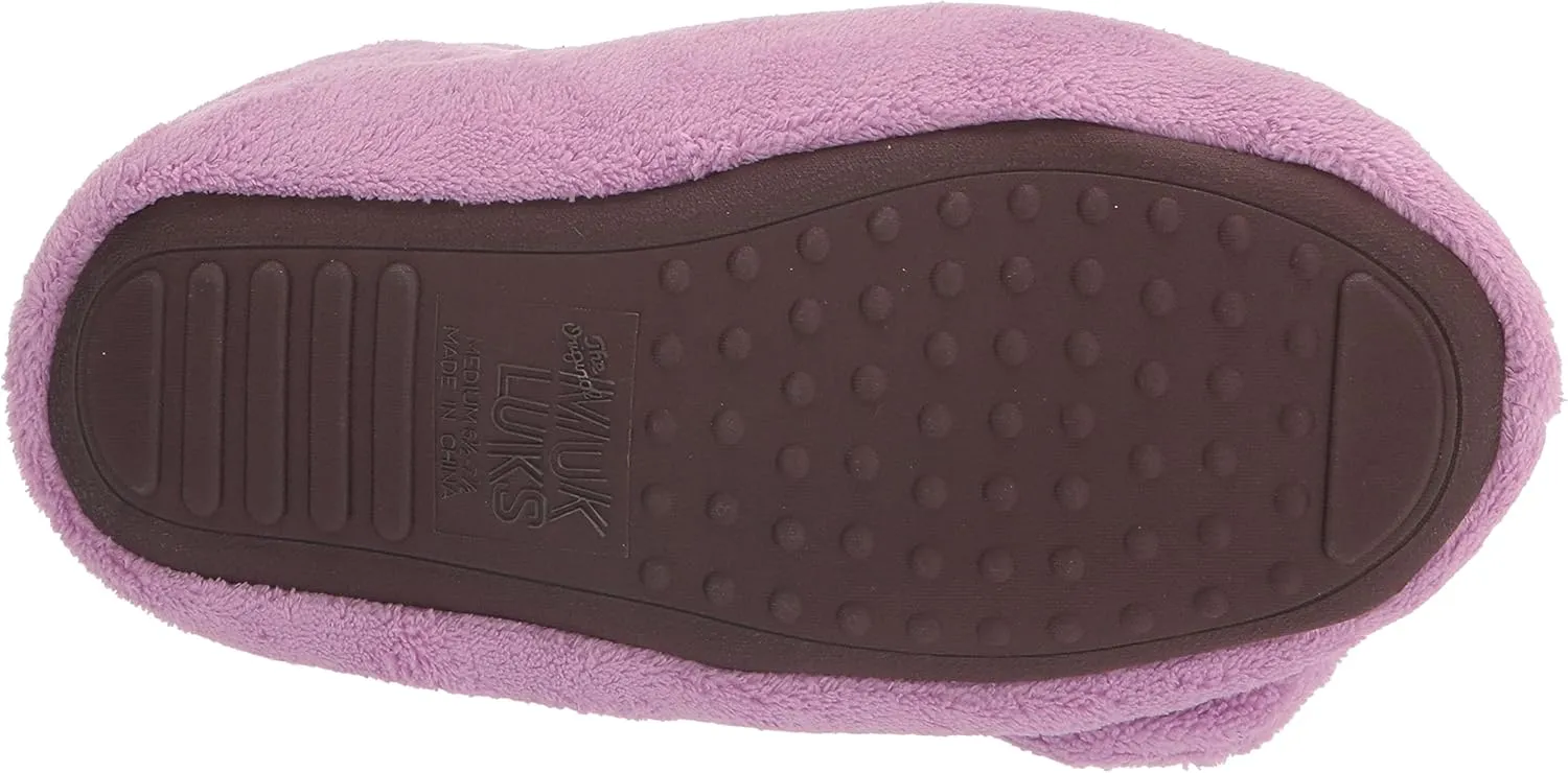 MUK LUKS Women's Faux Fur Lined Bootie Slippers