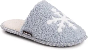 MUK LUKS Women's Novelty Snowflake Scuff Slipper