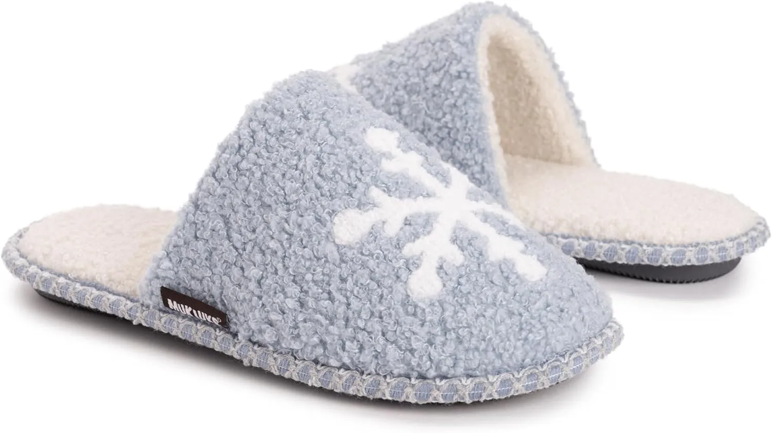 MUK LUKS Women's Novelty Snowflake Scuff Slipper