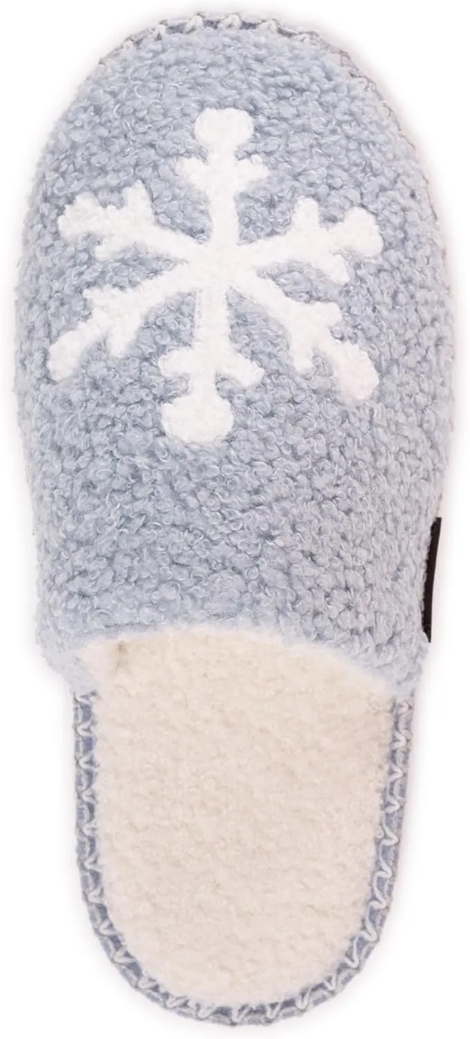 MUK LUKS Women's Novelty Snowflake Scuff Slipper