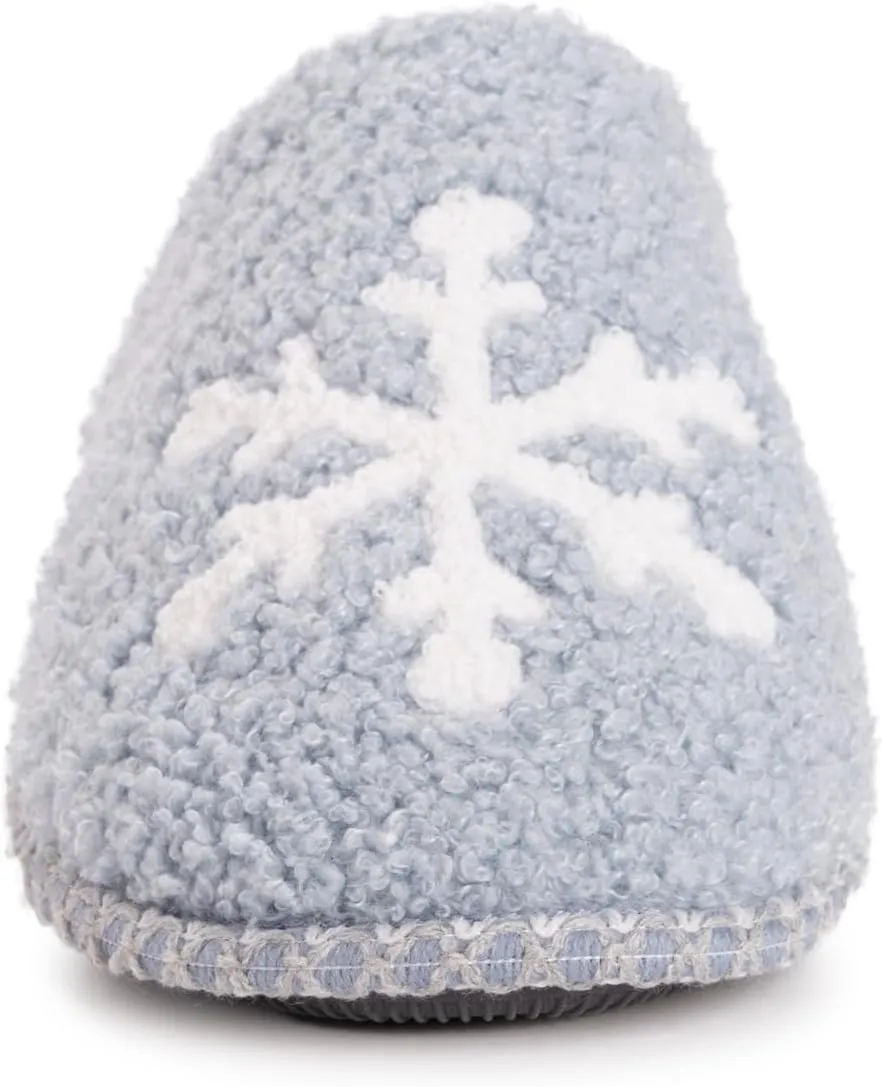 MUK LUKS Women's Novelty Snowflake Scuff Slipper