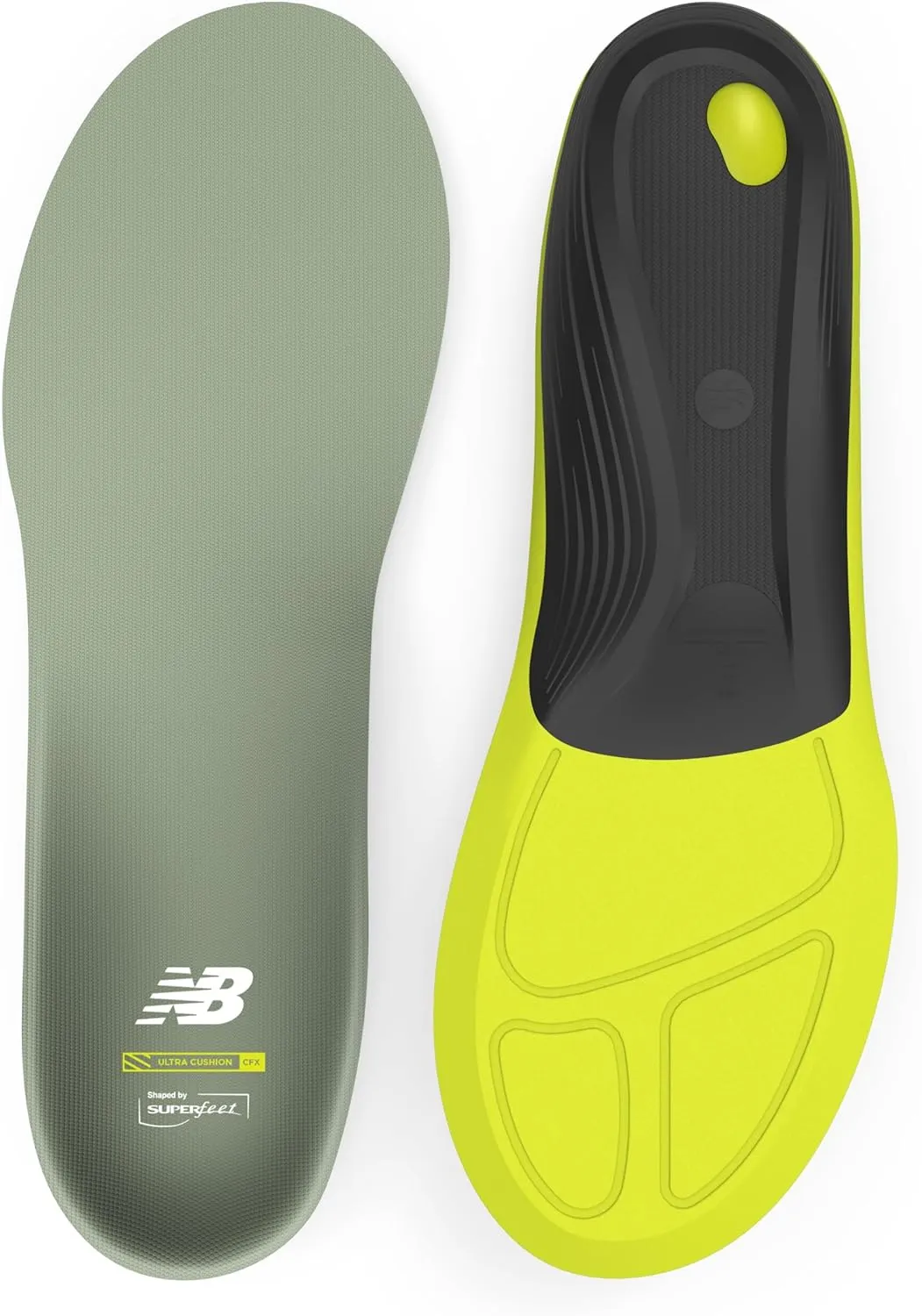 New Balance Running Cushion CFX Shoe Inserts - Arch Support for Runners - Dual Comfort Foam - Unisex - 13.5-15 Men