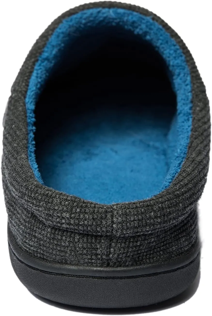 NewDenBer Men's Cozy Memory Foam Slippers Soft Slip on Indoor Outdoor Clog House Shoes