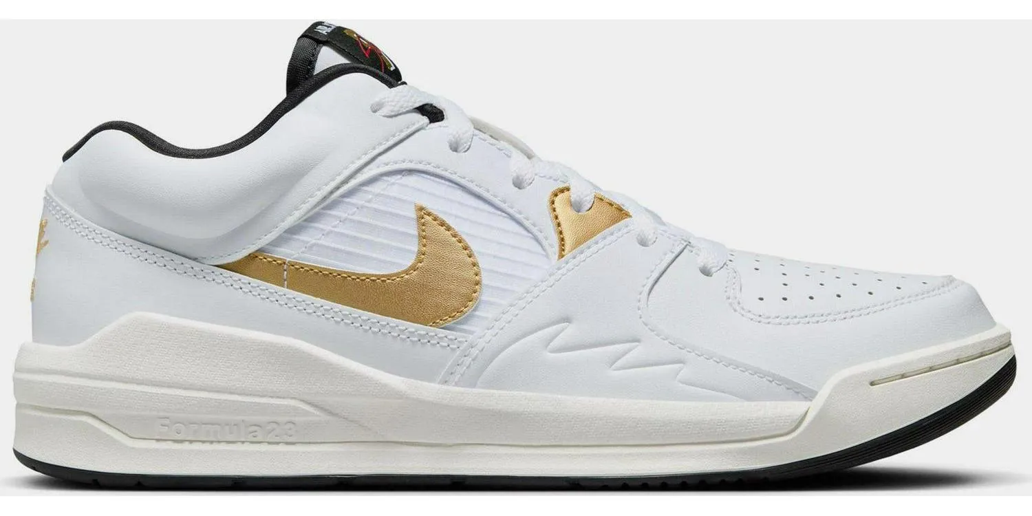 Nike Air Jordan Stadium 90 White Black Metallic Gold DX4397-170 Shoe Sneaker