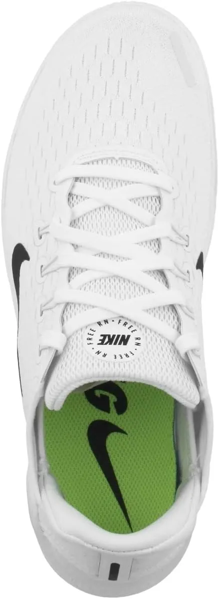 Nike Women's Free RN 2018 Black/White Running Shoe 7 US