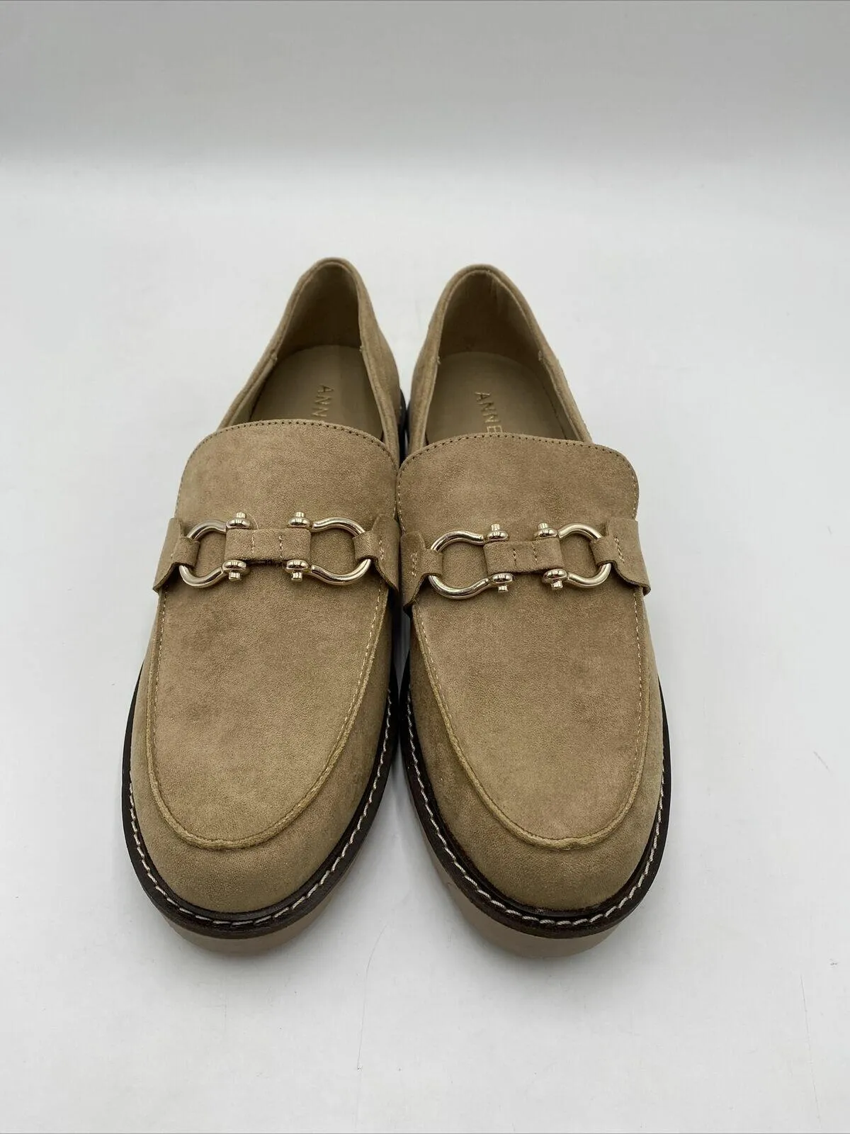 NWB Women’s Anne Klein Ezra Loafers Sandstone Size 8.5M