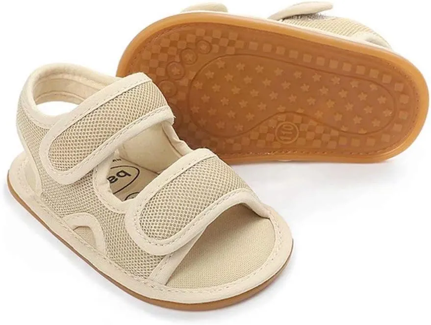 OAISNIT Baby Girls Boys Sandals Premium Breathable Anti-Slip Rubber Sole Infant Summer Outdoor Shoes Toddler First Walkers