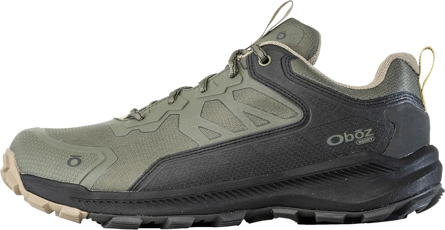 Oboz Men's Katabatic Low B-Dry Waterproof Hiking Shoe
