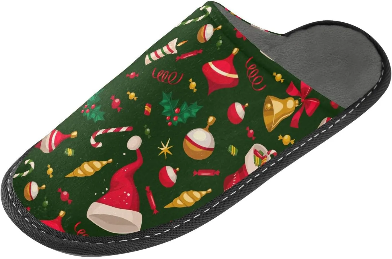 ODAWA Birthday Element Memory Foam House Shoes Slipper Woman, Cozy Washable Slip on House Shoes for Men