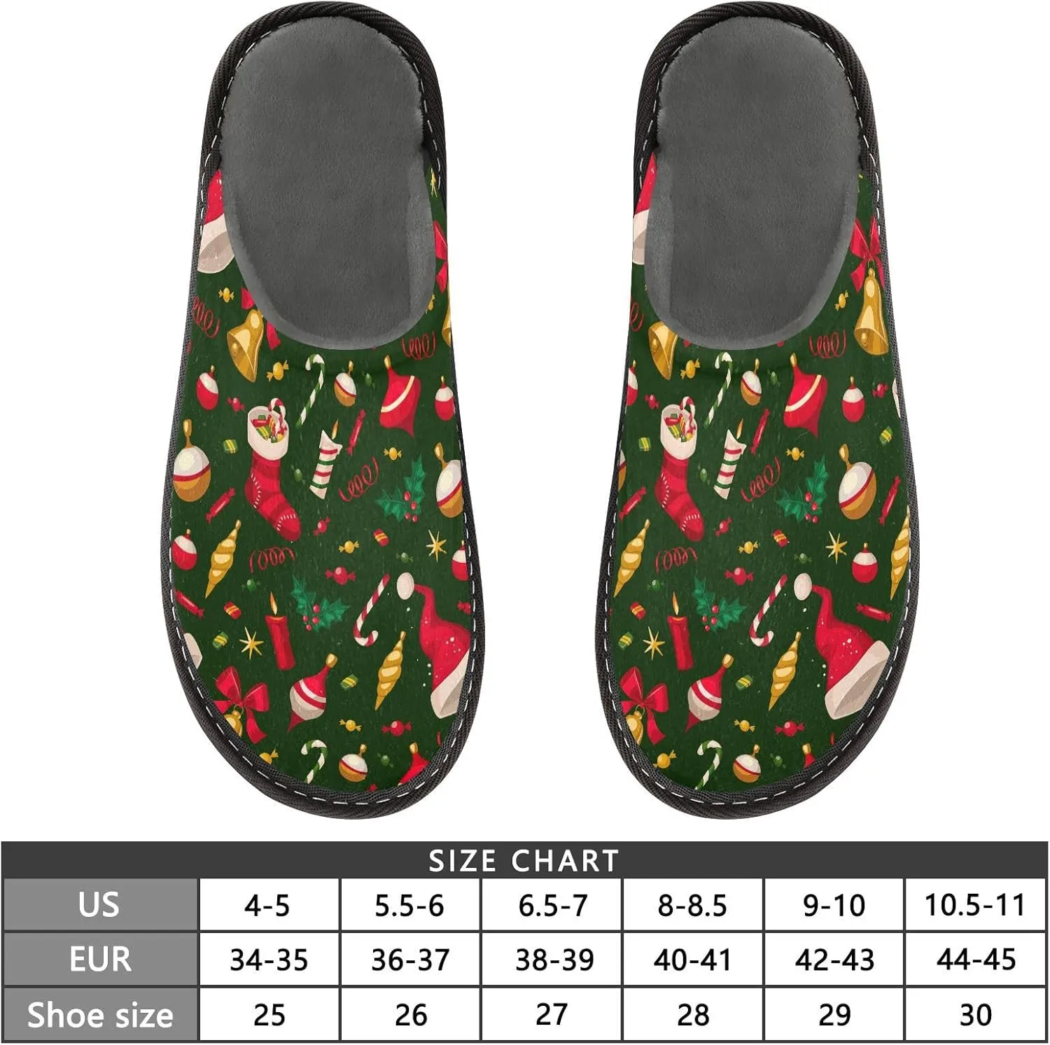 ODAWA Birthday Element Memory Foam House Shoes Slipper Woman, Cozy Washable Slip on House Shoes for Men