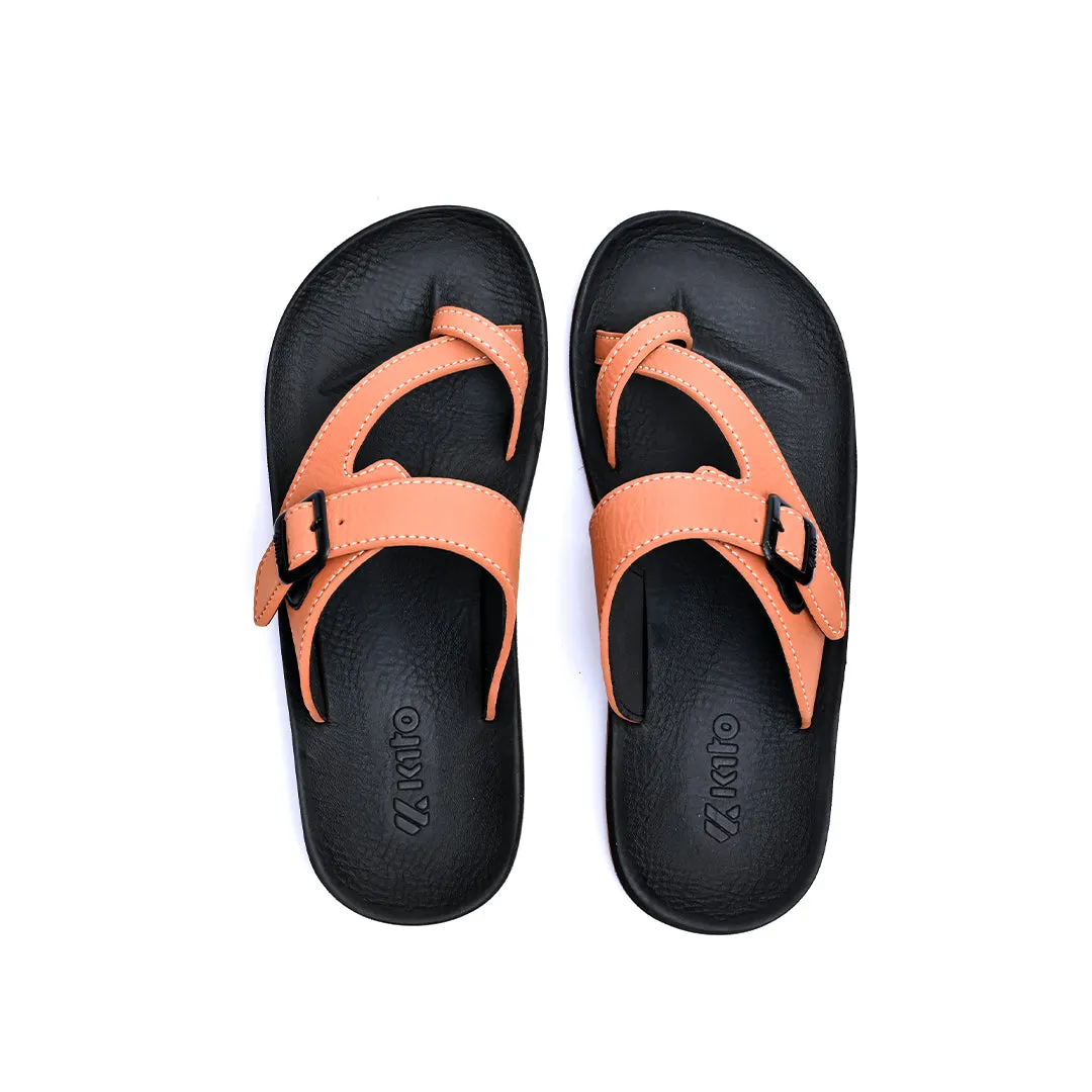Orange Black Slipper-AA51M