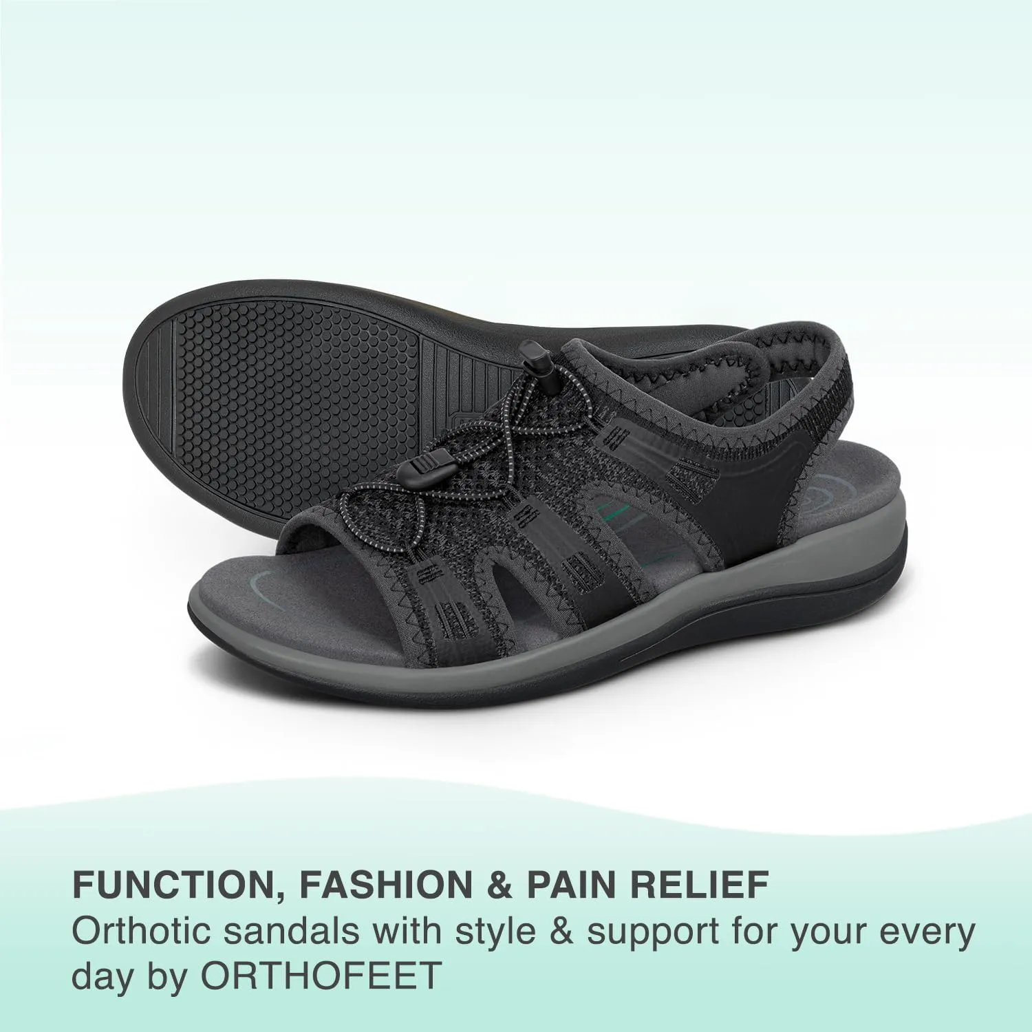 Orthofeet Women's Orthopedic Stretchable Maui Sandals