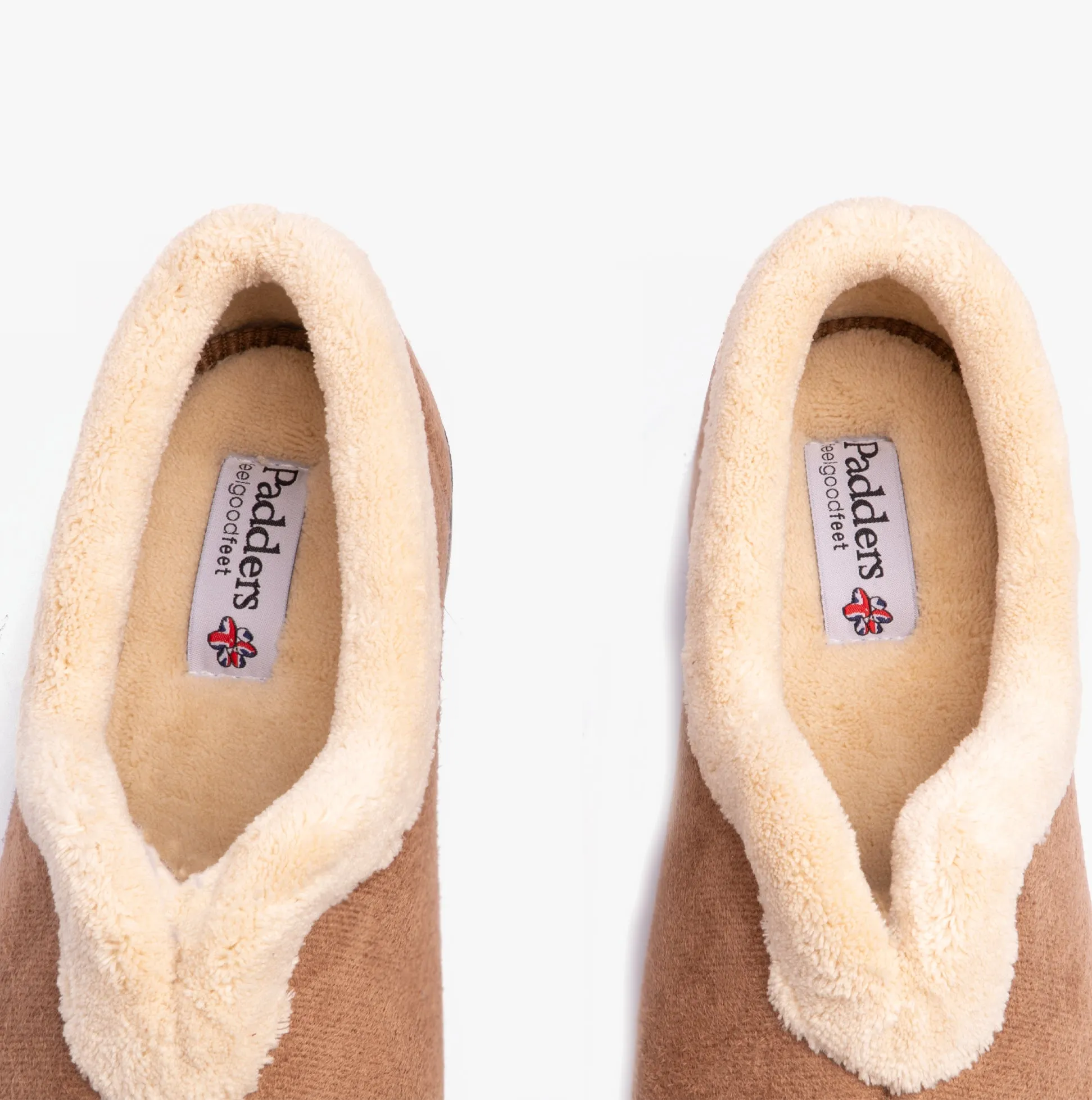 Padders CARMEN Womens (EE Fit) Full Slippers Camel