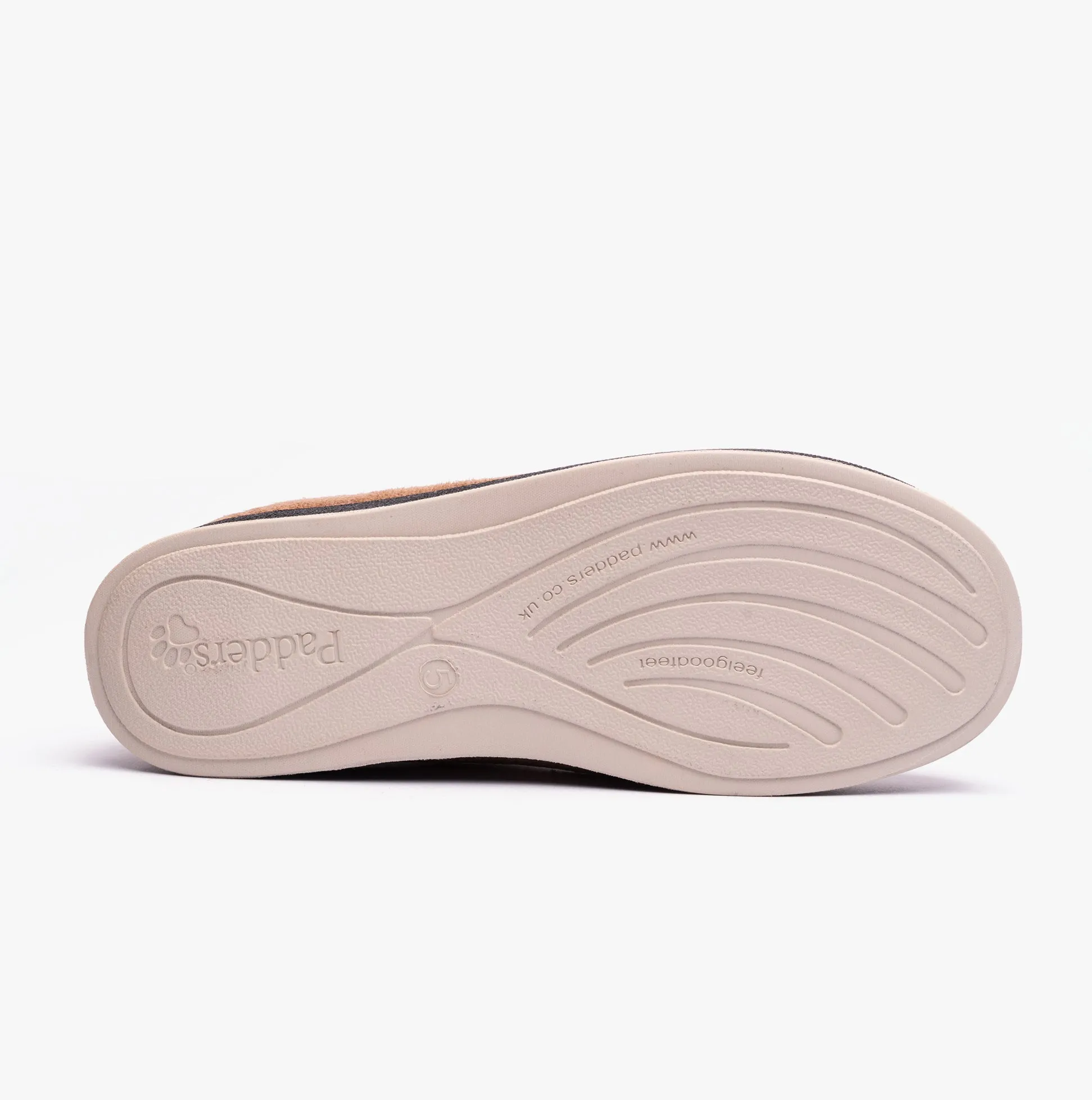 Padders CARMEN Womens (EE Fit) Full Slippers Camel