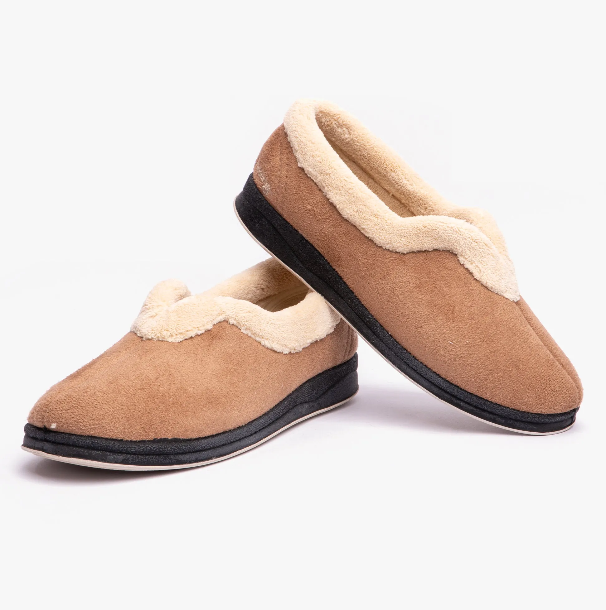 Padders CARMEN Womens (EE Fit) Full Slippers Camel