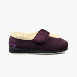 Padders TRIXIE Womens Full Slippers Purple