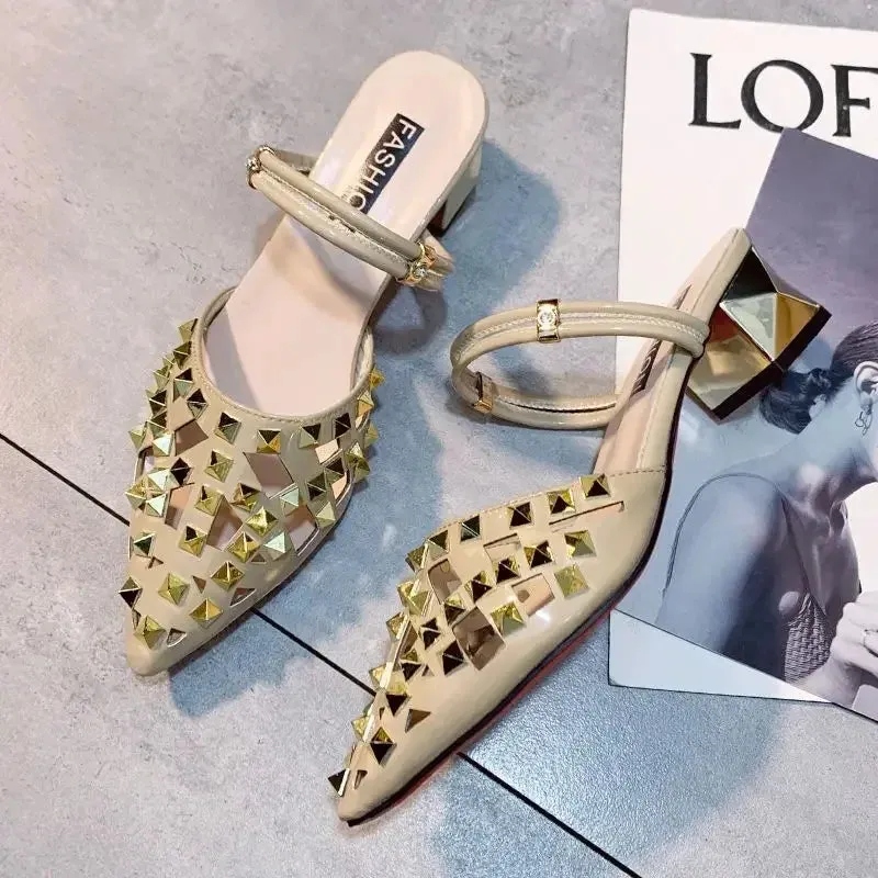Prism - Pointed Toe Slide Sandal