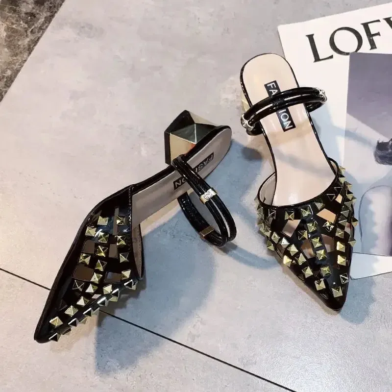 Prism - Pointed Toe Slide Sandal