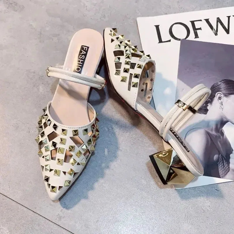 Prism - Pointed Toe Slide Sandal