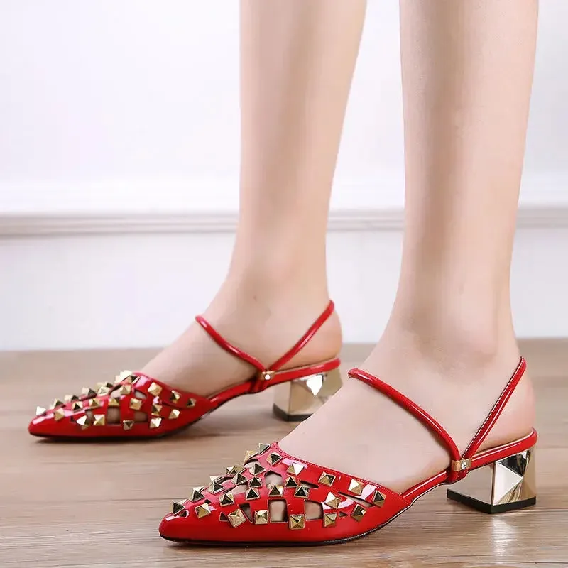 Prism - Pointed Toe Slide Sandal