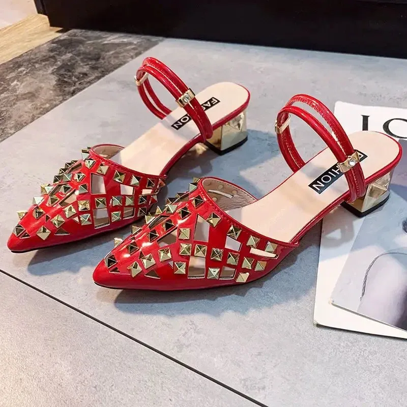 Prism - Pointed Toe Slide Sandal