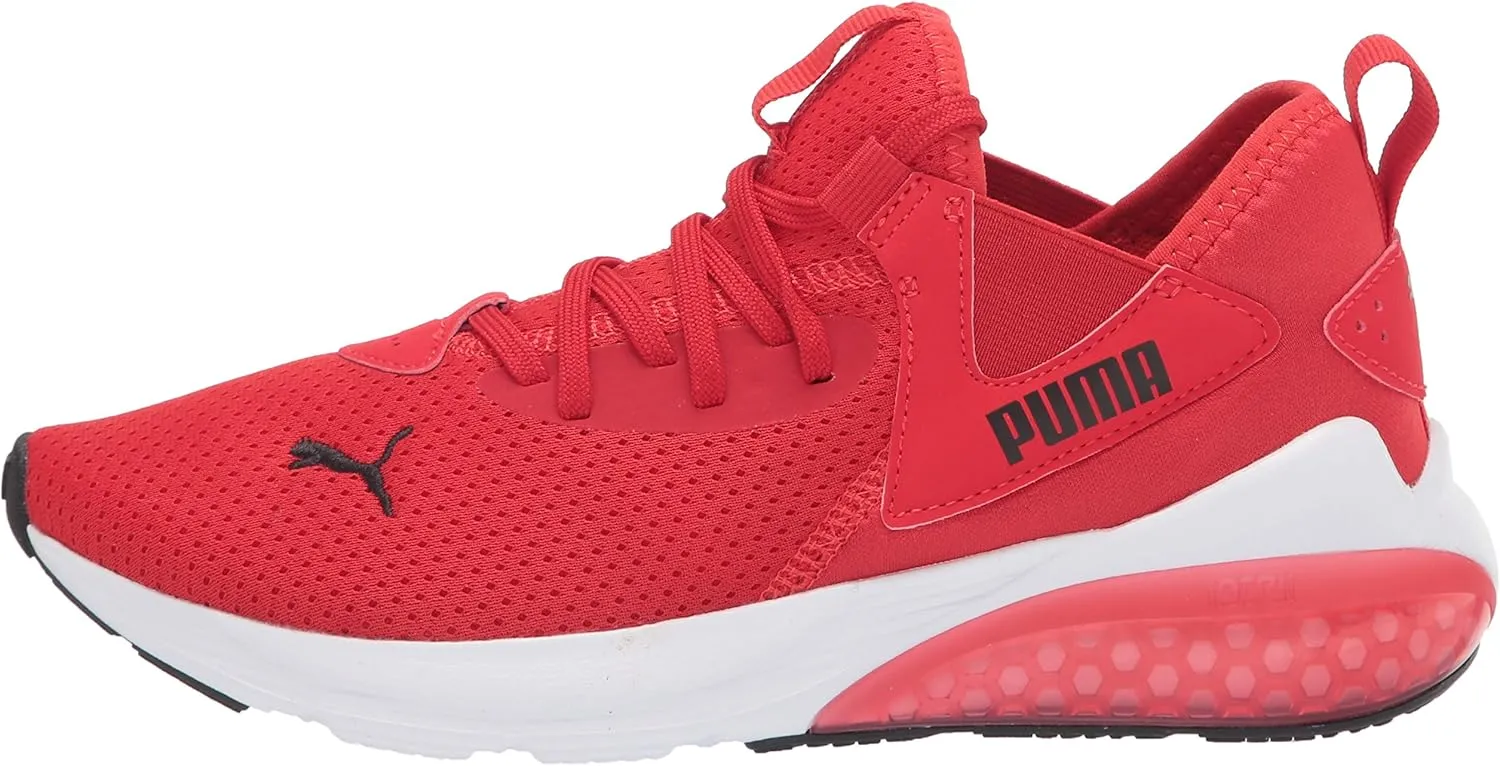 PUMA Unisex-Child unisexchild Cell Vive Running Shoe, Blackcastlerock, 5.5 Big Kid US