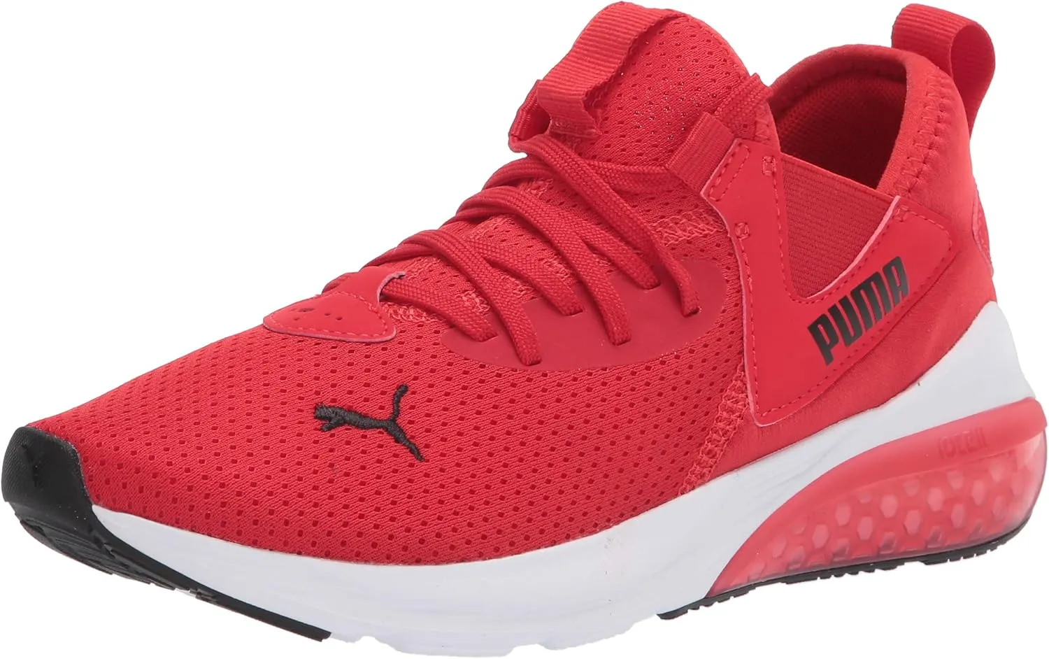 PUMA Unisex-Child unisexchild Cell Vive Running Shoe, Blackcastlerock, 5.5 Big Kid US