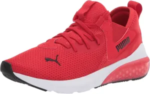 PUMA Unisex-Child unisexchild Cell Vive Running Shoe, Blackcastlerock, 5.5 Big Kid US
