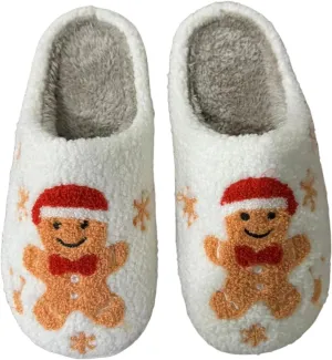 Pumpkin Halloween Slippers for Women Men Memory Foam Cozy Plush Slippers Couple Indoor Hous Slippers