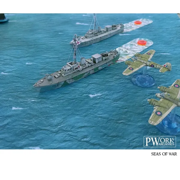 PWork - Seas of War - Wargames Terrain Mat - 22X30"