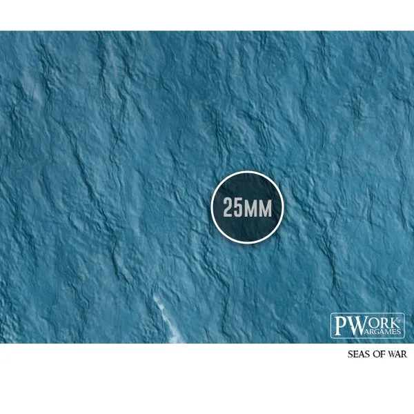 PWork - Seas of War - Wargames Terrain Mat - 22X30"