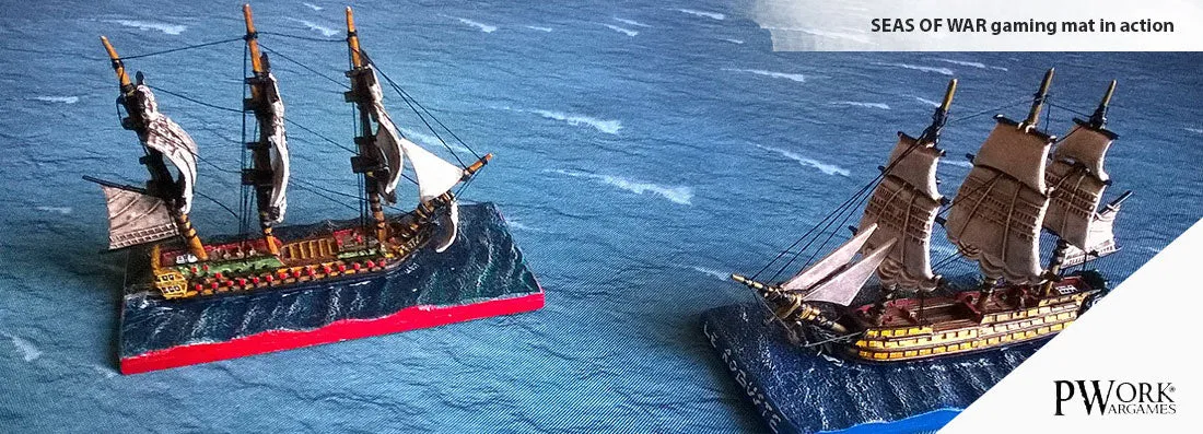 PWork - Seas of War - Wargames Terrain Mat - 22X30"