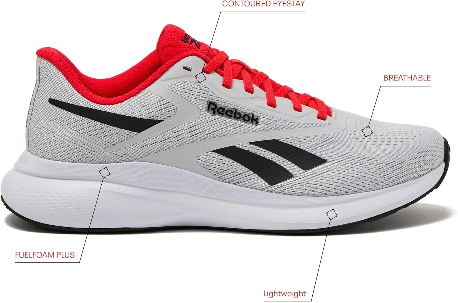 Reebok Men's Energen 4 Running Shoes, Lightweight Athletic Sneakers