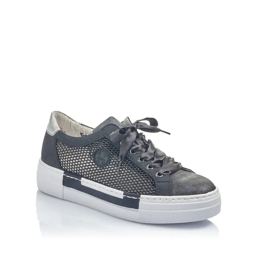 RIEKER - N4997-14 NAVY LACED SNEAKER