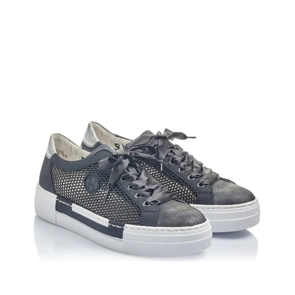 RIEKER - N4997-14 NAVY LACED SNEAKER