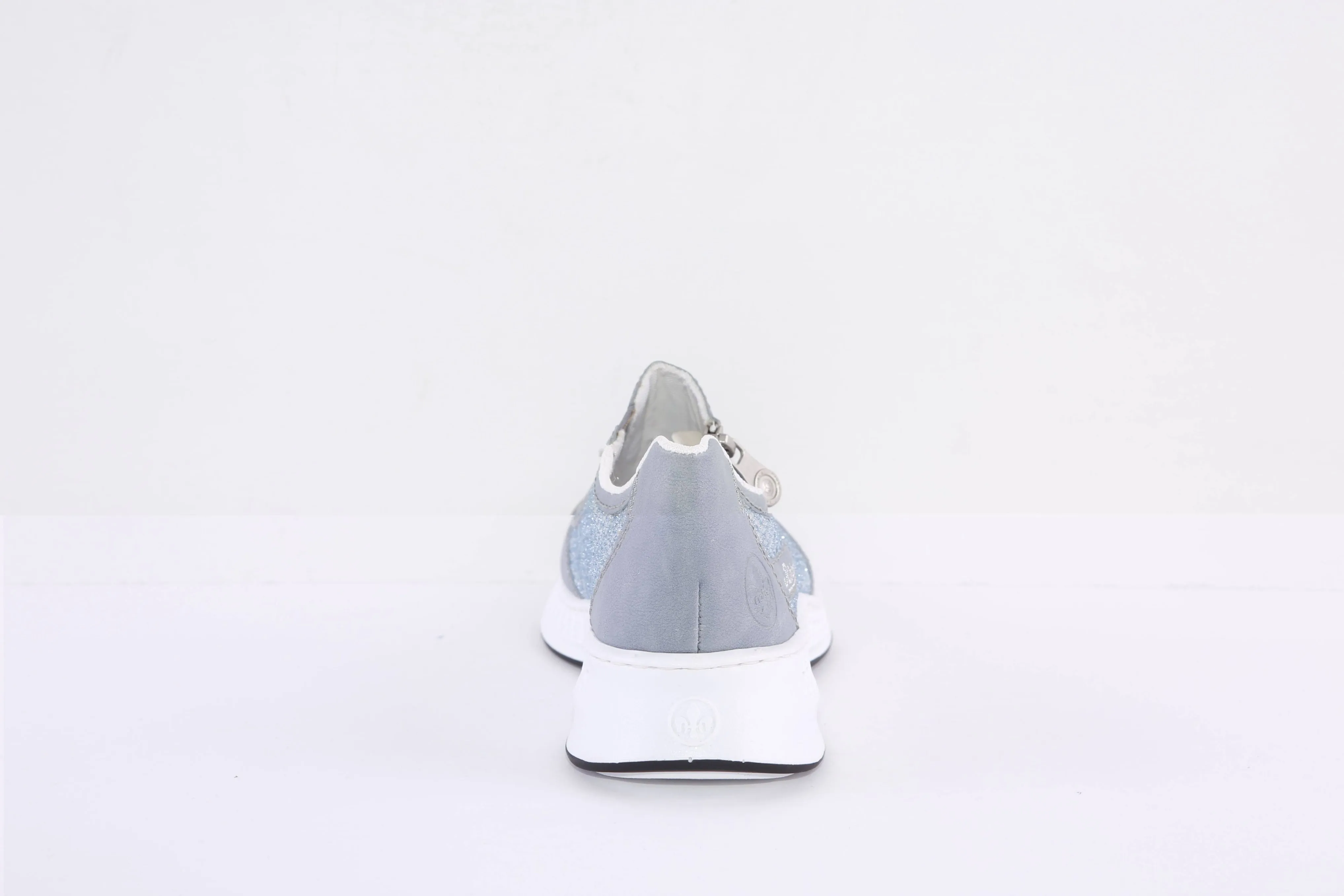 RIEKER - N5675-12 OPEN MESH ZIP COMFORT SHOE - BLUE