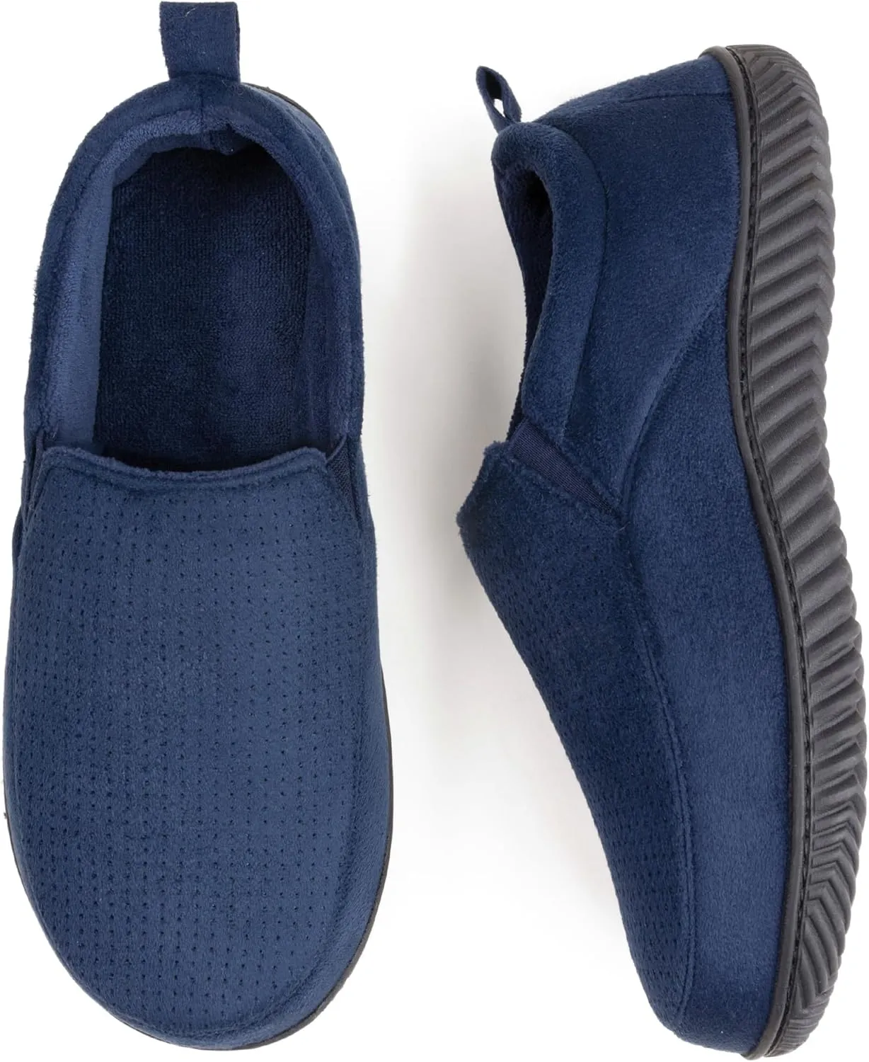 RockDove Men's Breathable Mesh Memory Foam Slipper with Nonslip Sole