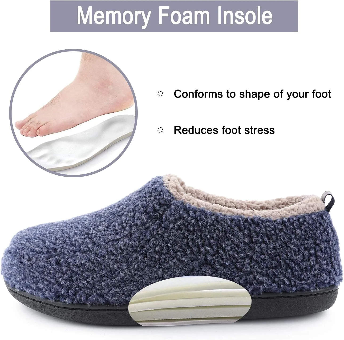 RockDove Men's Nomad Slipper with Memory Foam