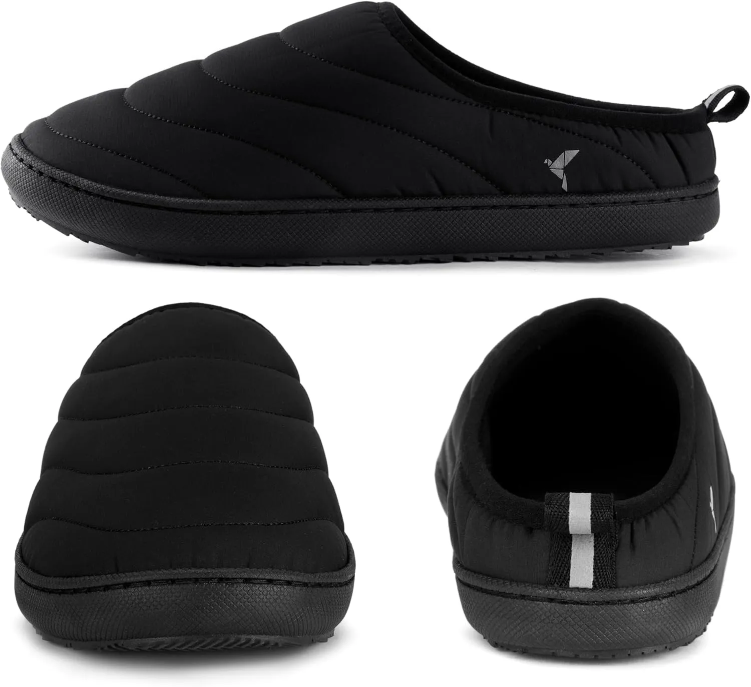 RockDove Men's Trail-Therm Quilted Memory Foam Indoor Oudoor Camp Slipper