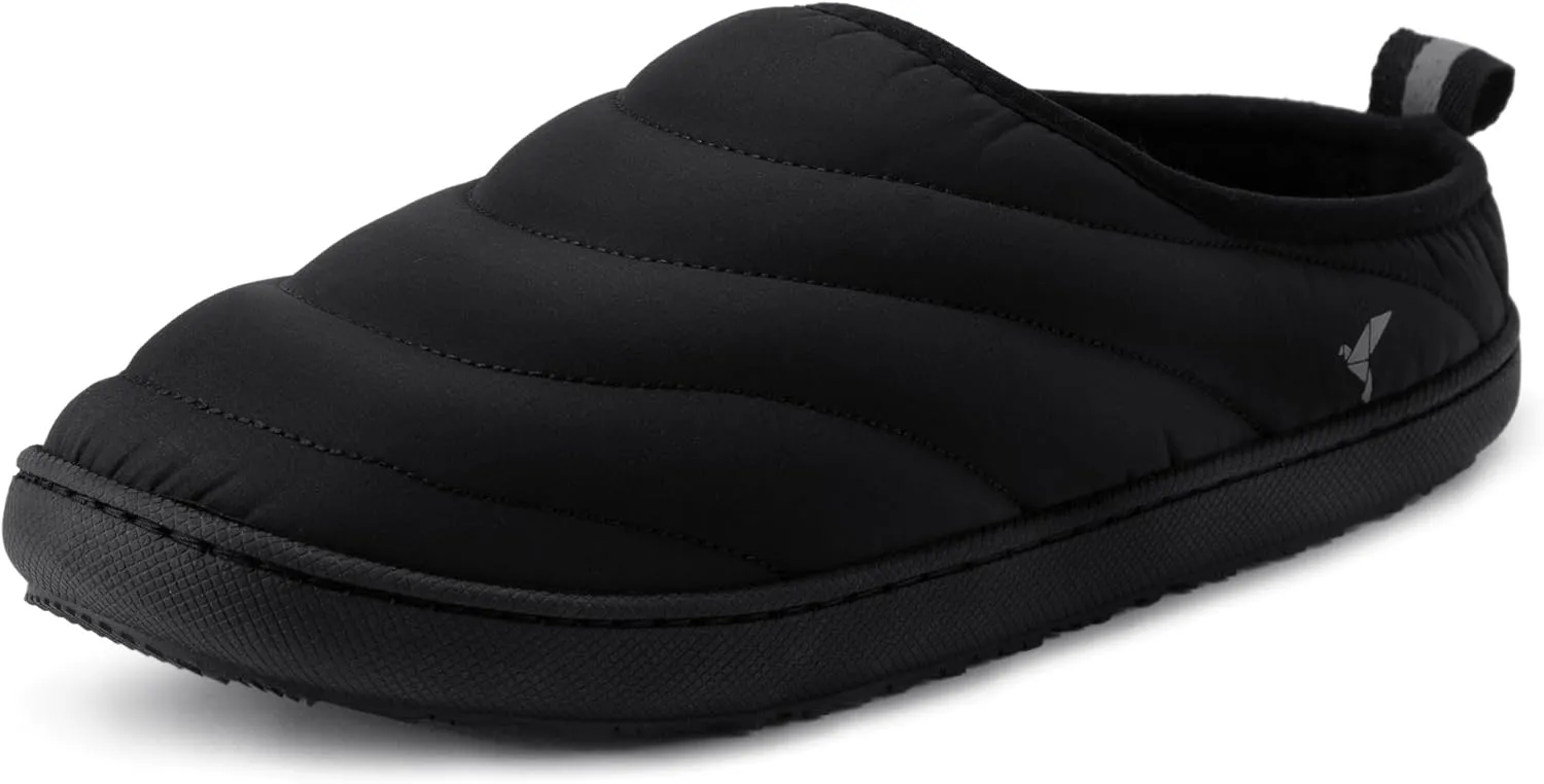 RockDove Men's Trail-Therm Quilted Memory Foam Indoor Oudoor Camp Slipper