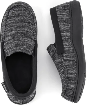 RockDove Men's Tweed Memory Foam Moc Slipper